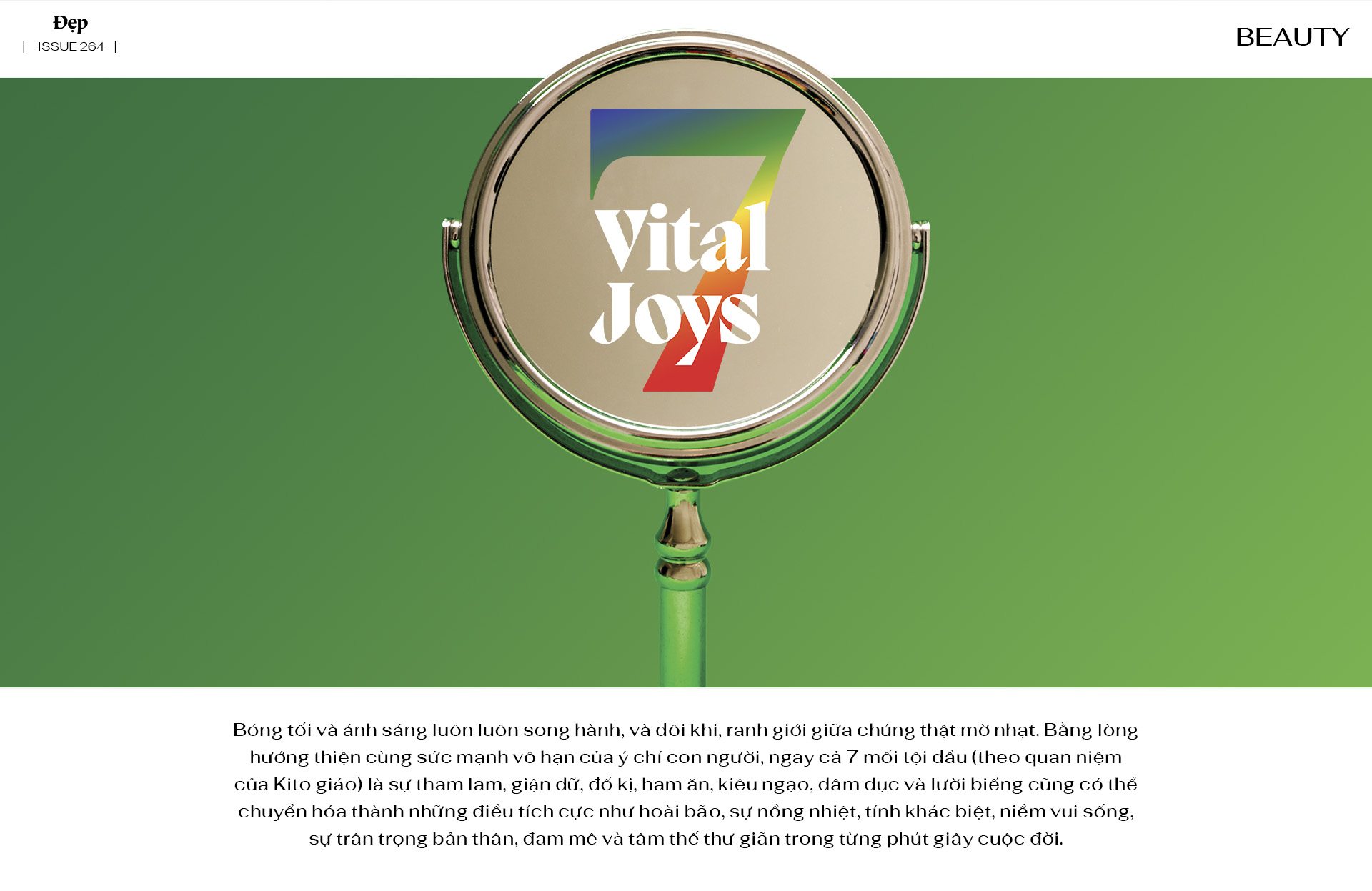 7 Vital Joys – 7 niềm vui bất tận khi làm đẹp