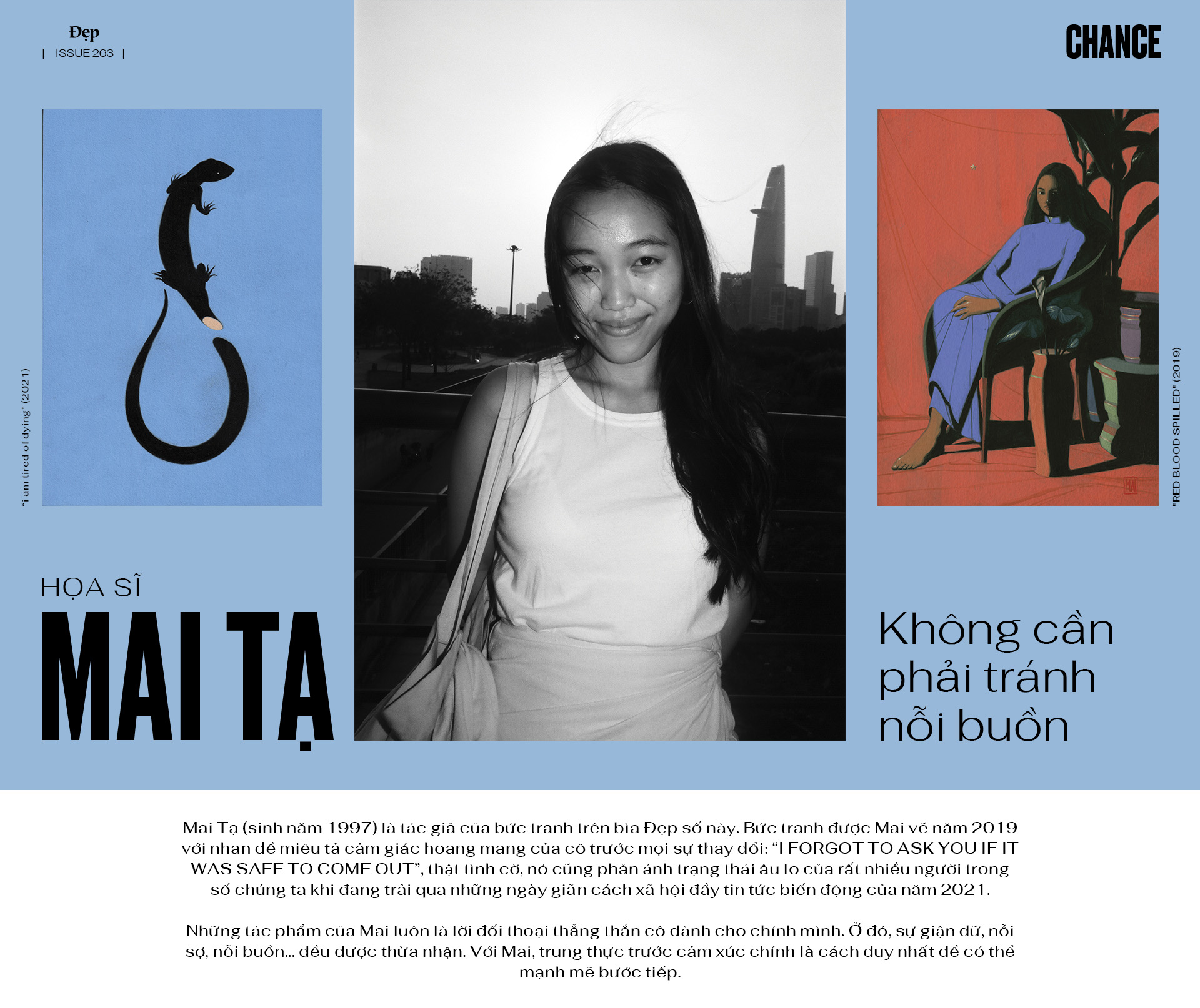 Họa sĩ Mai Tạ: Không cần phải tránh nỗi buồn