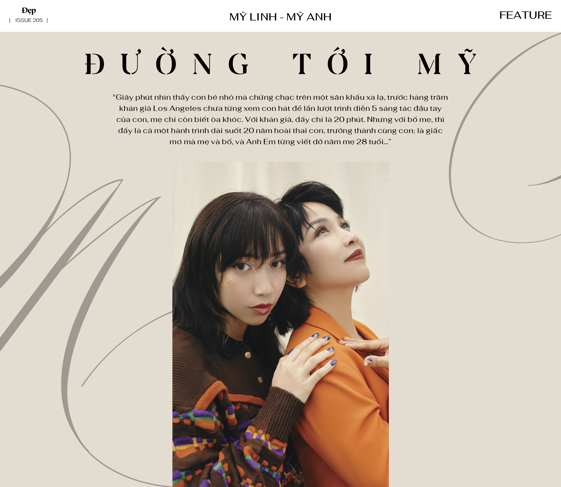 Mỹ Linh – Mỹ Anh: Đường tới Mỹ