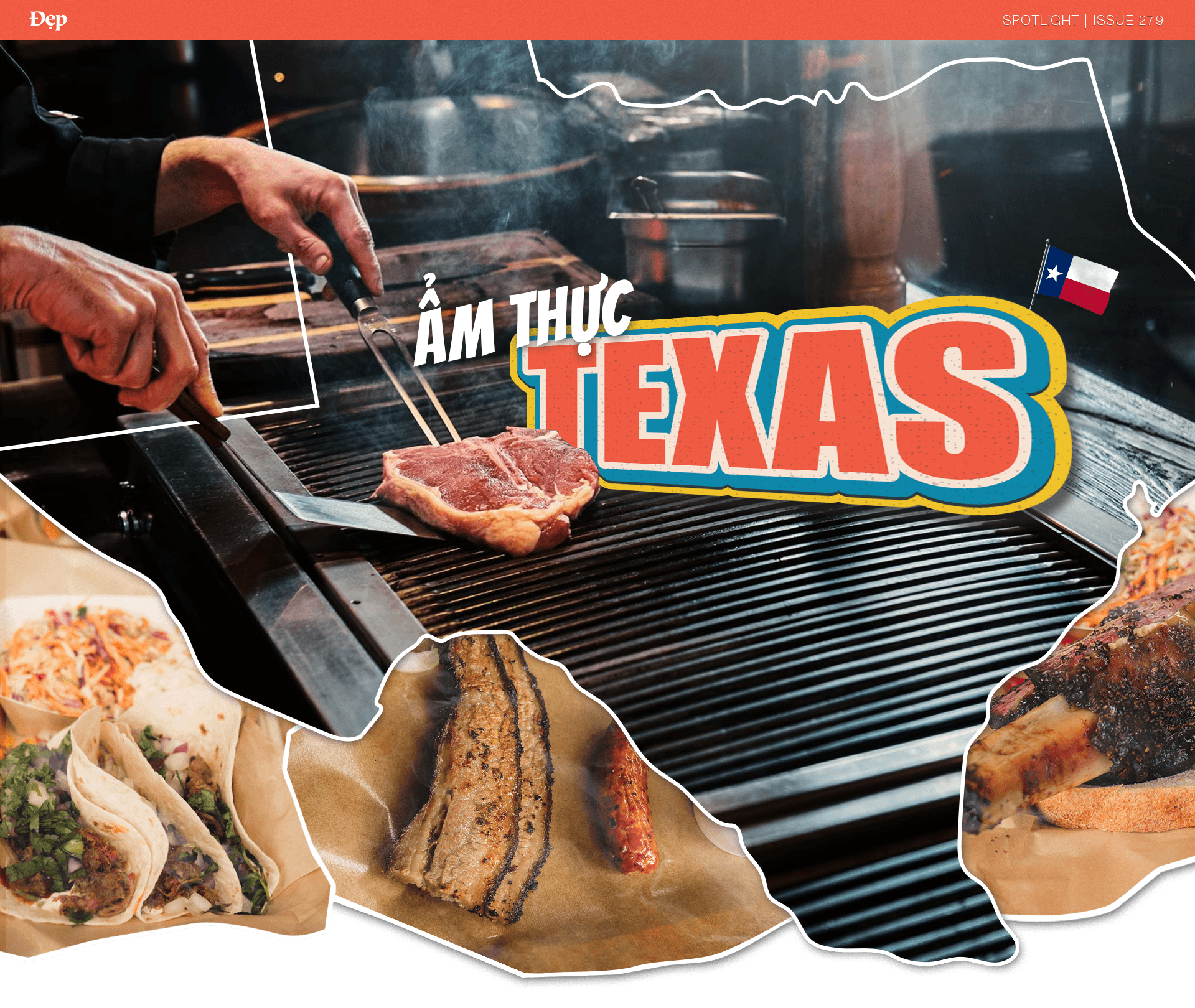 Ẩm thực Texas: Thiên đường của BBQ, bít tết, tôm hùm đất và tacos